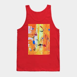 Abstract in orange Tank Top